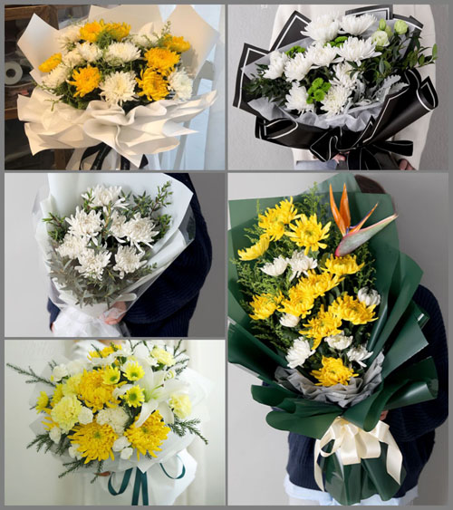 广东揭阳市普宁市麒麟镇南陂村白事花束代送